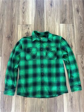 Dixxon mens the gridiron bunker flannel shirt size large